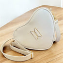 Bolsa de Coração off white com Dourado