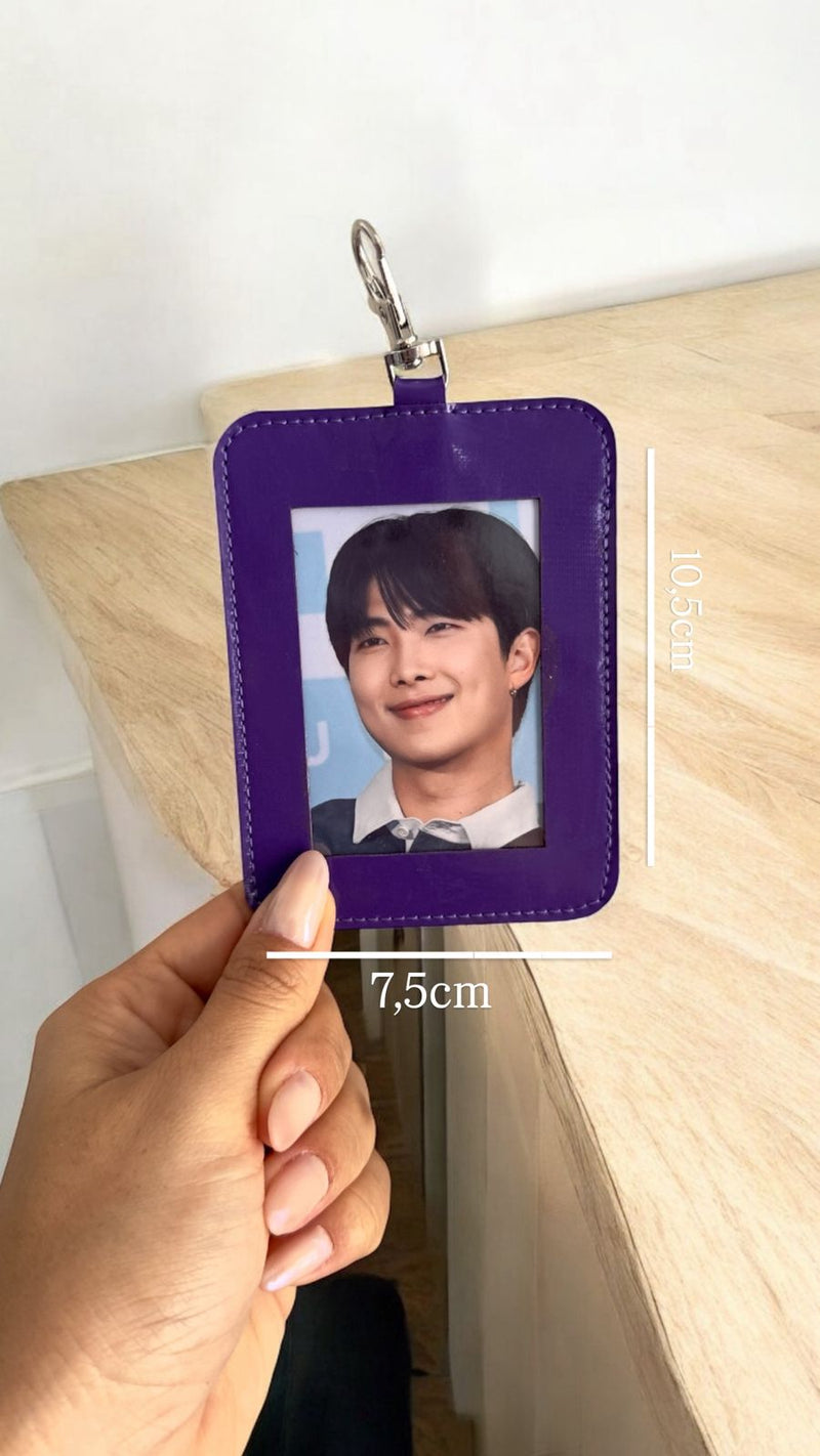 Holder roxo em verniz