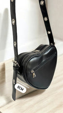 Bolsa Coração BTS - Preto Fosco