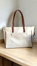 Bolsa shopper BTS-Off white com telha