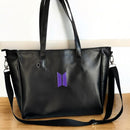 Bolsa Shopper BTS- Preta com roxo