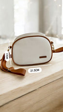 Bag Minimalista- off white com telha