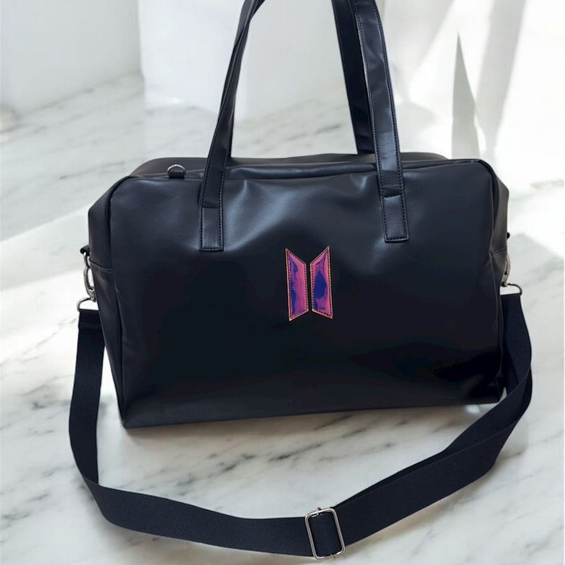 Super Bag preta com Holográfico