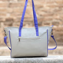 Bolsa Shopper BTS-Off white com lilás