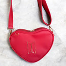Bolsa de coração do bts -Vermelha com dourado