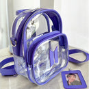 Mochilinha do BTS-Transparente com Roxo