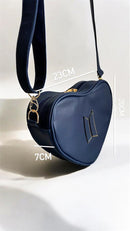 Bolsa de Coração BTS- Azul com dourado