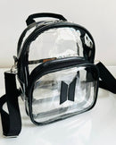 Mochilinha BTS - Transparente e Preto