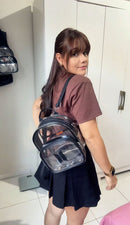Mochilinha BTS - Transparente e Preto