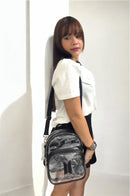 Mochilinha BTS - Transparente e Preto