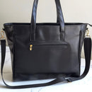 Bolsa Shopper- Preta com dourado