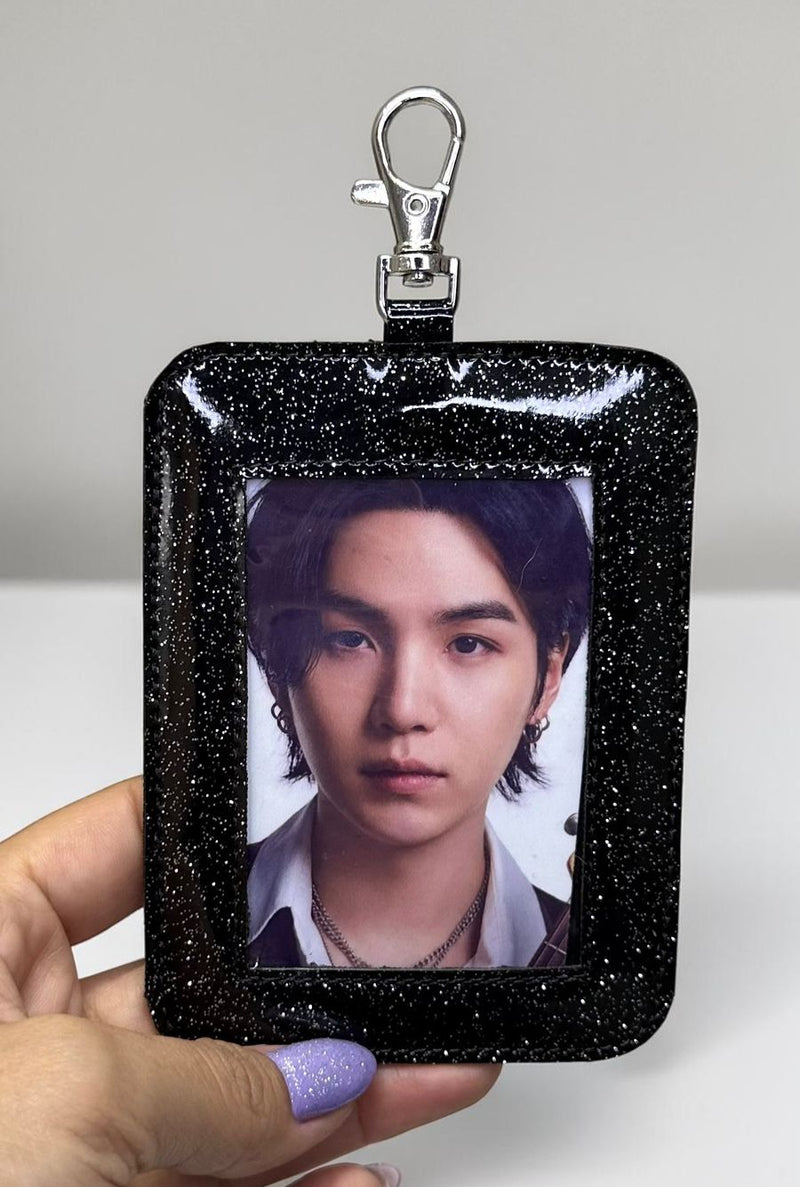 Holder de glitter-Preto